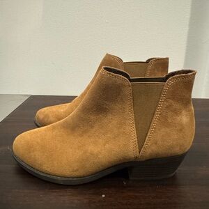 Tan Suede Ankle Boots